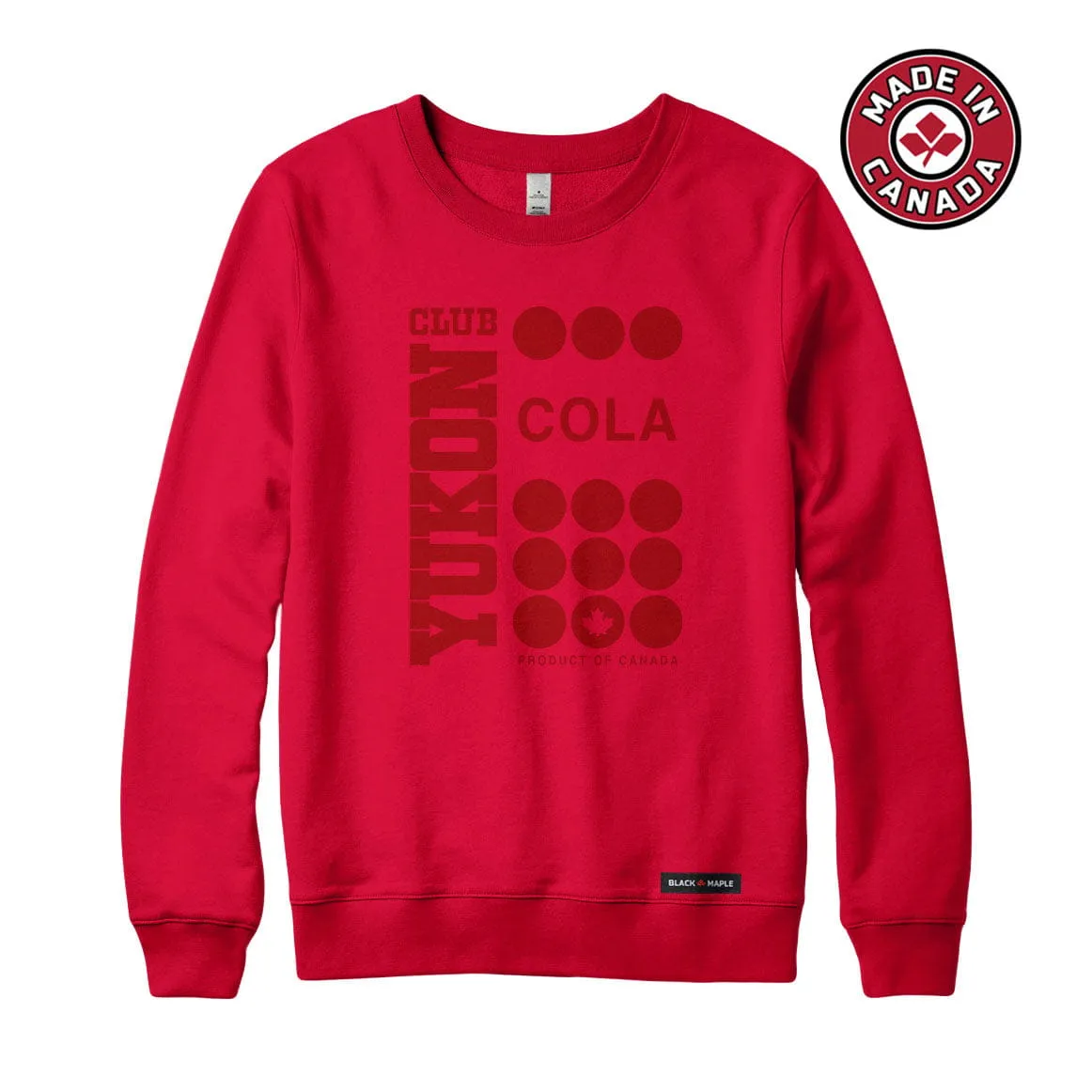 Yukon Club Cola Crewneck Sweatshirt sold by Black Maple Trading product image thumbnail 3