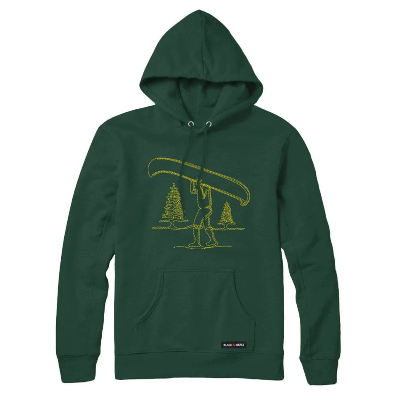 Portage Embroidery Pullover Hoodie sold by Black Maple Trading