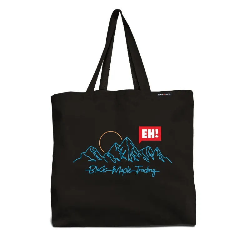 Eh! Mountain Sunset Tote Bag made by Black Maple Trading