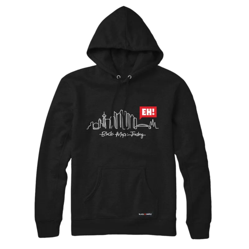 Eh! Vancouver Skyline Sweatshirt or Hoodie made by Black Maple Trading
