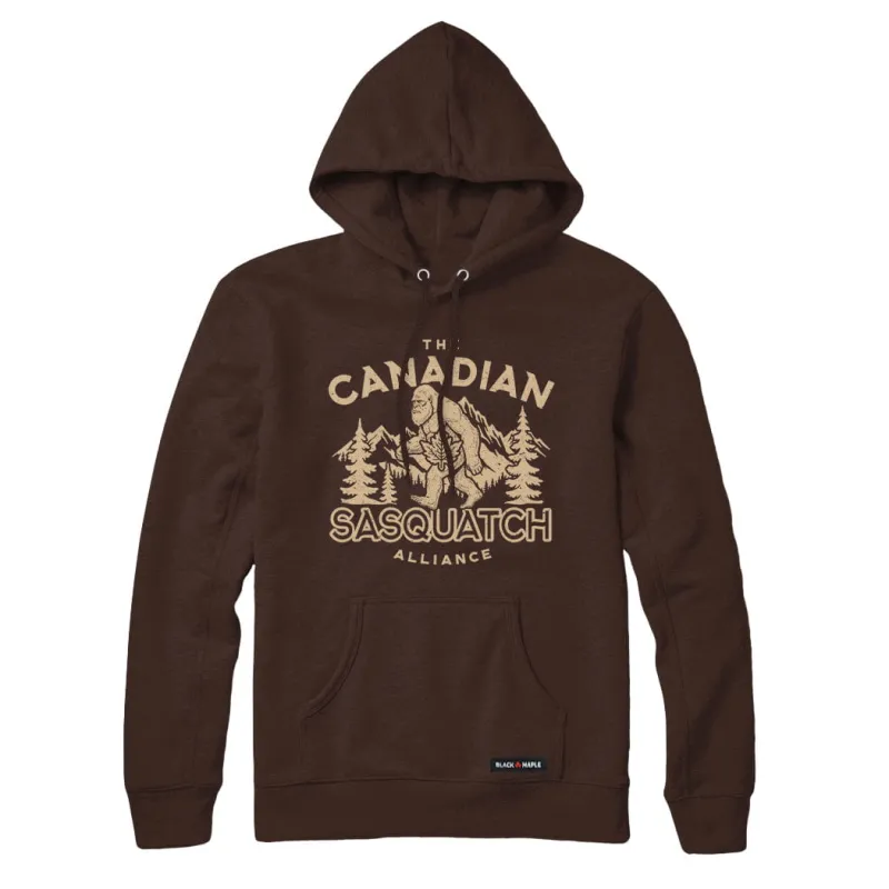 Canadian Sasquatch Alliance Sweatshirt or Hoodie made by Black Maple Trading