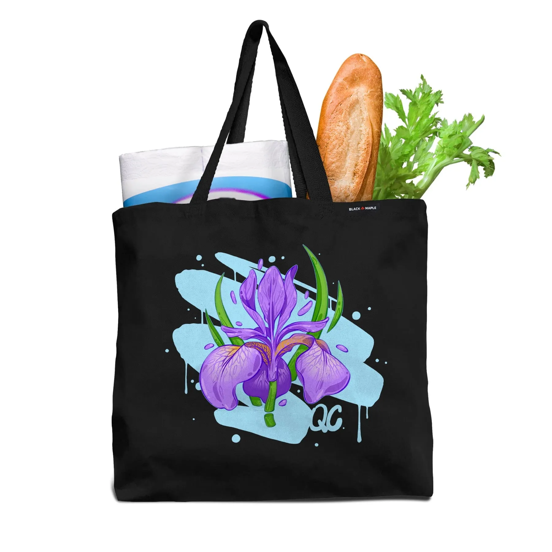 MC Baldassari Blooming in Quebec Tote Bag sold by Black Maple Trading product image thumbnail 3