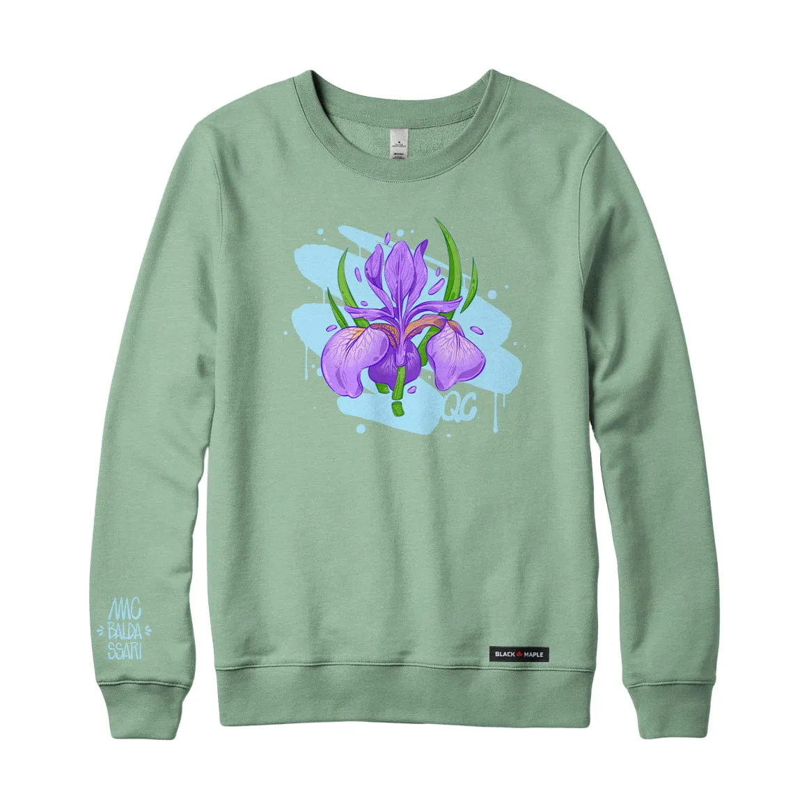 MC Baldassari Blooming in Quebec Sweatshirt or Hoodie sold by Black Maple Trading
