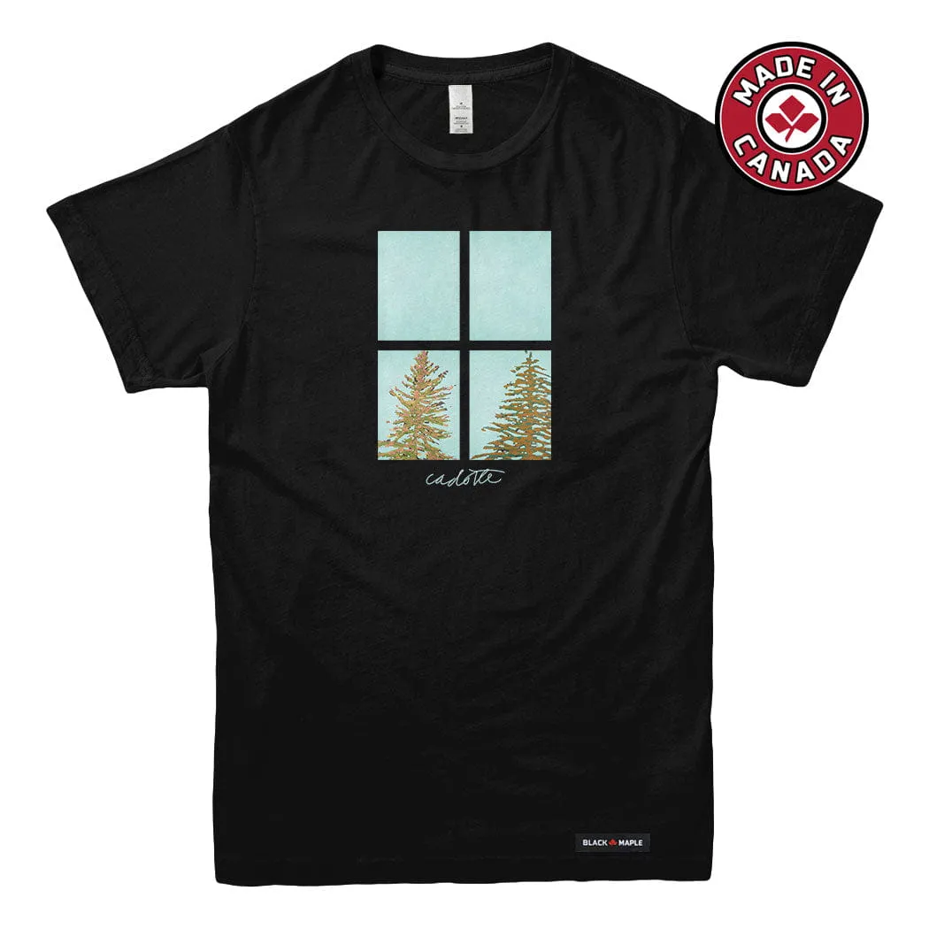 Robert Cadotte Panes of Coniferous 2 T-shirt sold by Black Maple Trading product image thumbnail 5