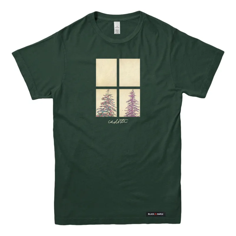 Robert Cadotte Panes of Coniferous 1 T-shirt made by Black Maple Trading