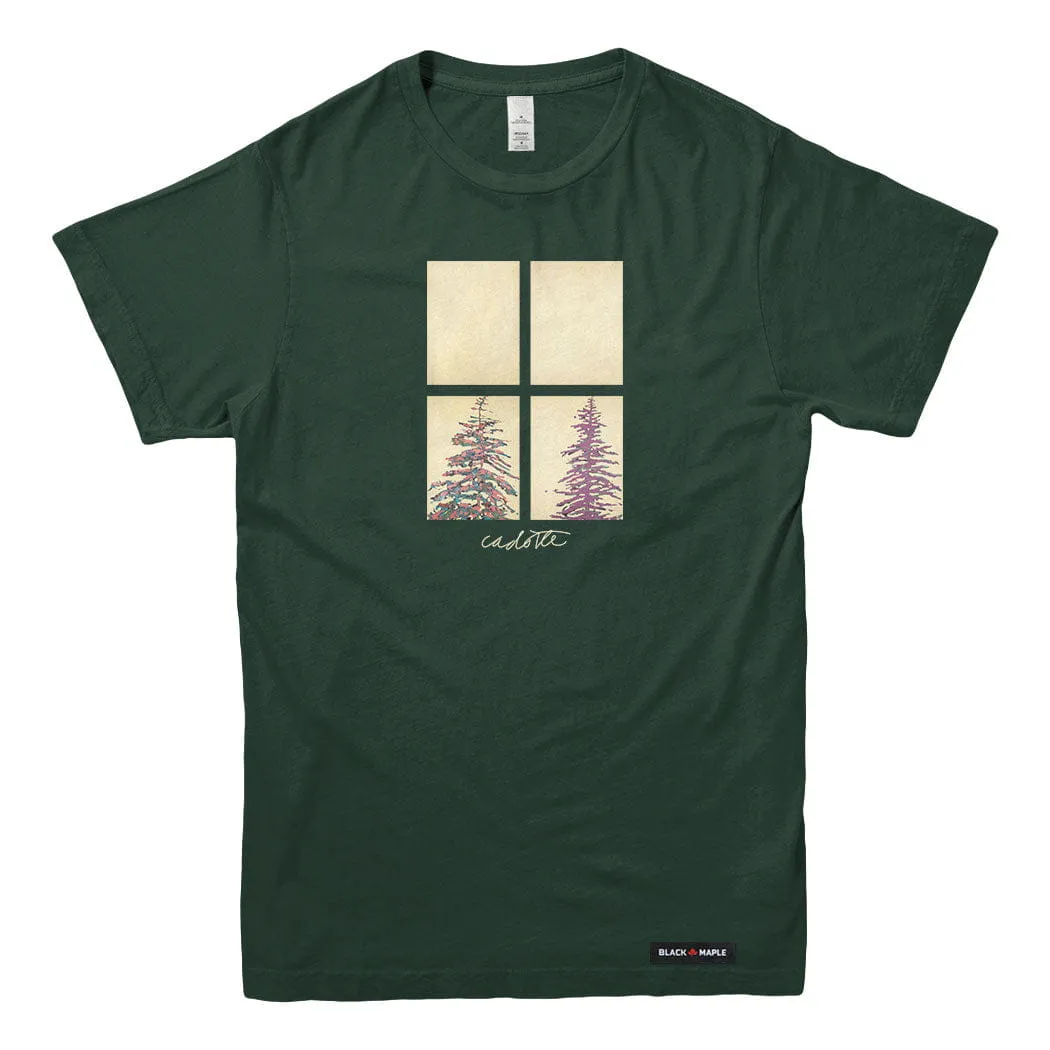 Robert Cadotte Panes of Coniferous 1 T-shirt sold by Black Maple Trading