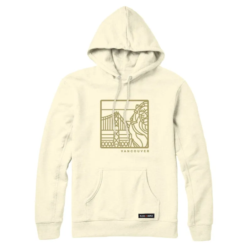 Vancouver Stained Glass Landmark Sweatshirt or Hoodie made by Black Maple Trading
