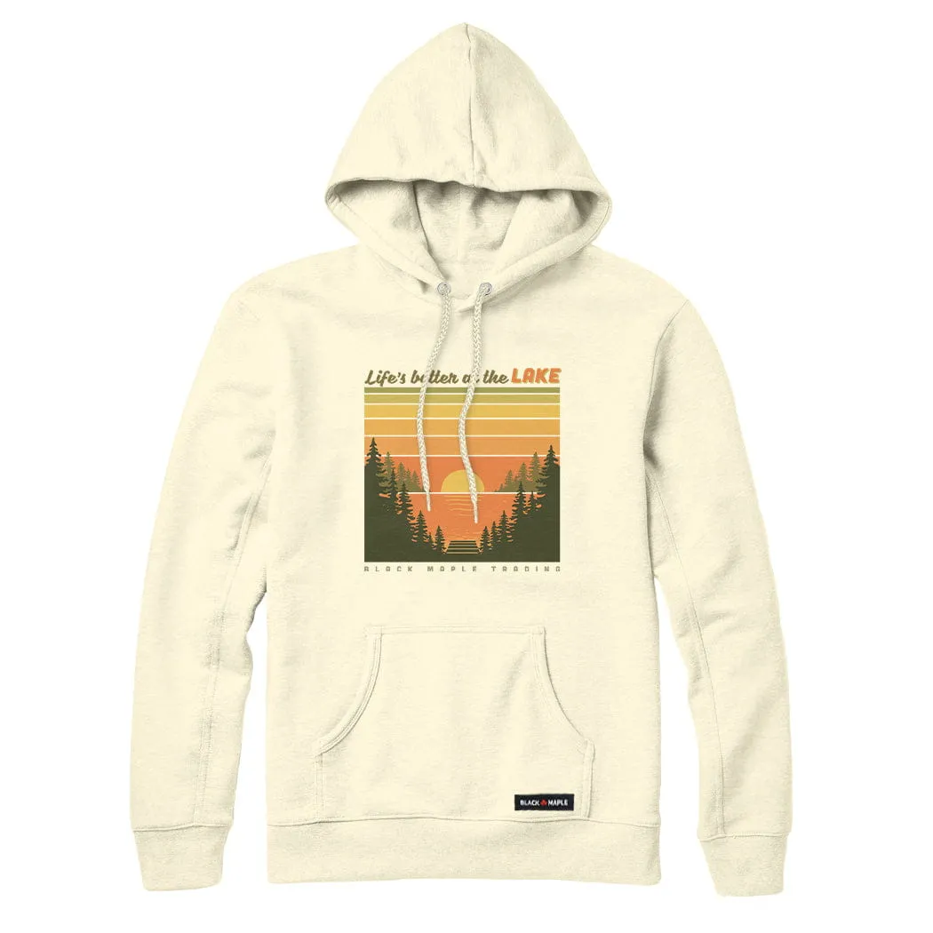 Life's better at the LAKE Sweatshirt or Hoodie sold by Black Maple Trading product image thumbnail 3