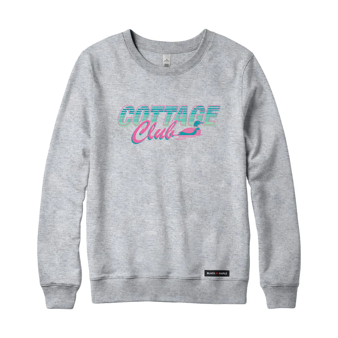 Retro Cottage Club Sweatshirt or Hoodie sold by Black Maple Trading product image thumbnail 5
