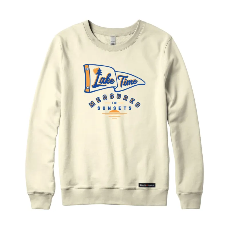 Lake Time Sunsets Sweatshirt or Hoodie made by Black Maple Trading