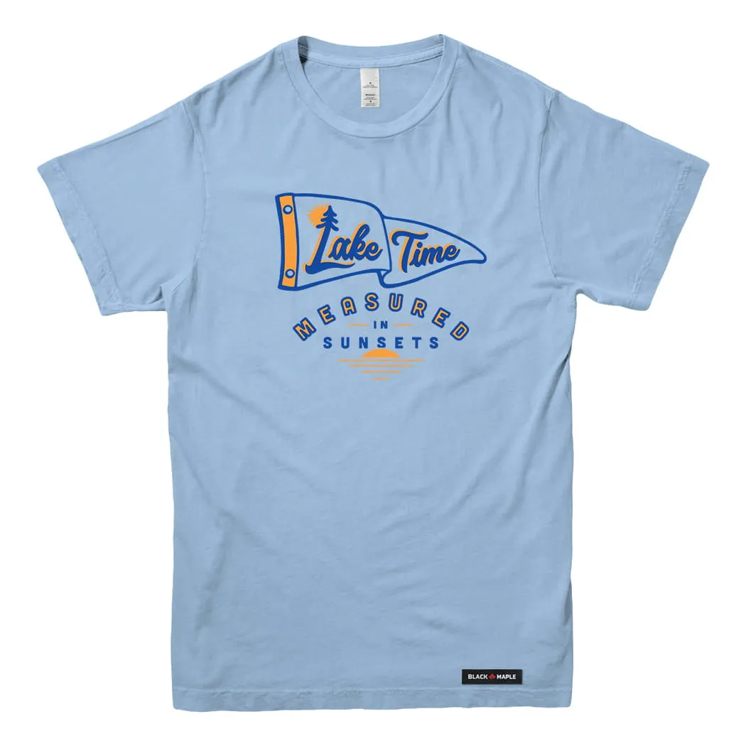 Lake Time Sunsets T-shirt sold by Black Maple Trading product image thumbnail 4