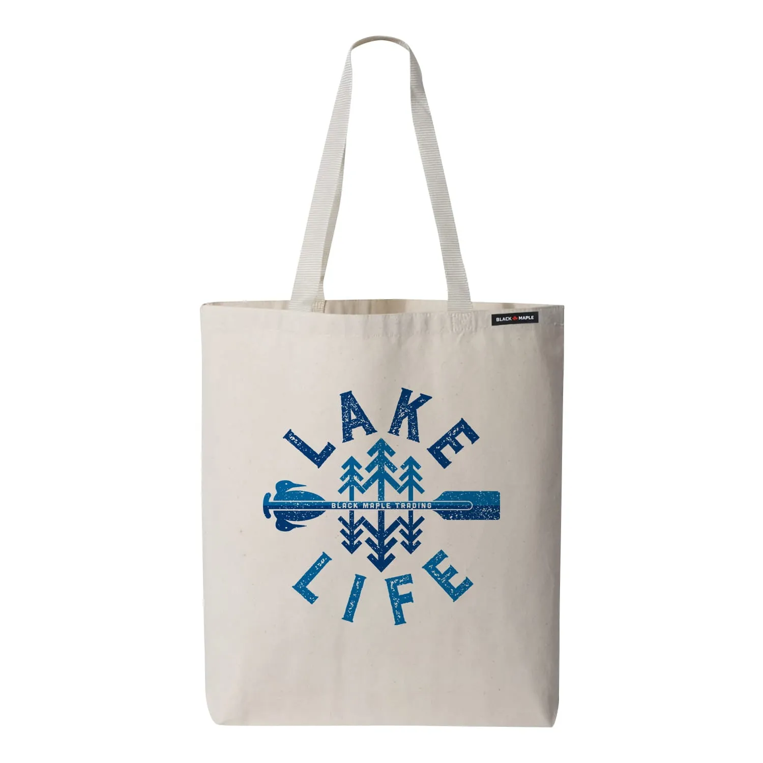 Lake Life Reflection Tote Bag sold by Black Maple Trading product image thumbnail 3