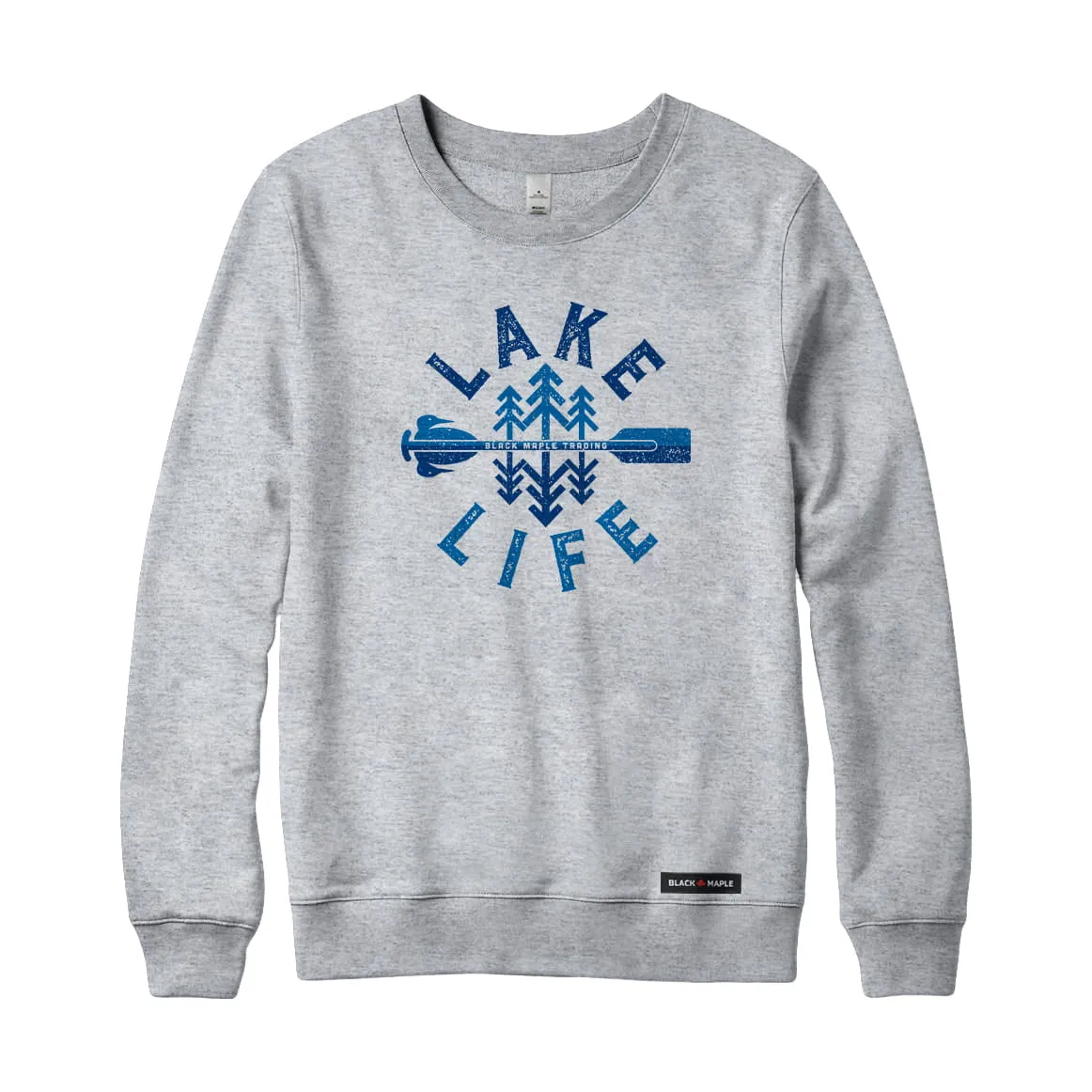 Lake Life Reflection Sweatshirt or Hoodie sold by Black Maple Trading product image thumbnail 4