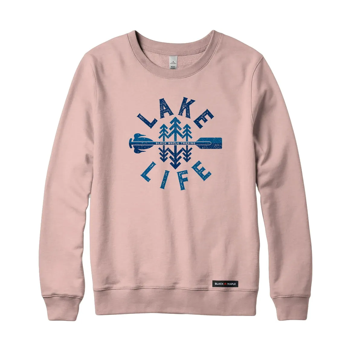 Lake Life Reflection Sweatshirt or Hoodie sold by Black Maple Trading product image thumbnail 2
