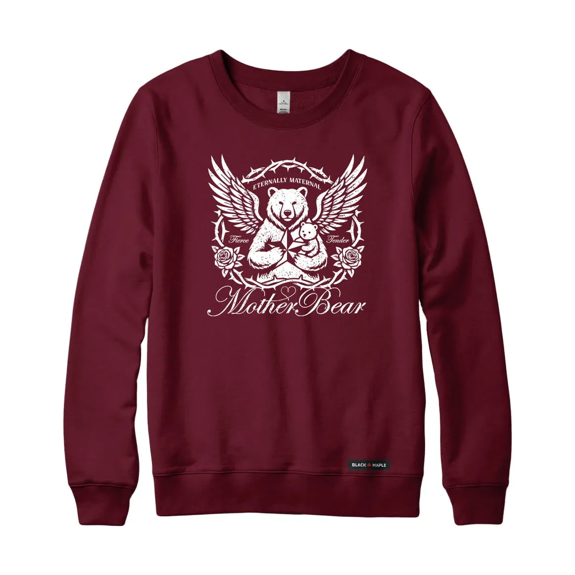 Hardcore Mother Bear Sweatshirt or Hoodie sold by Black Maple Trading product image thumbnail 4