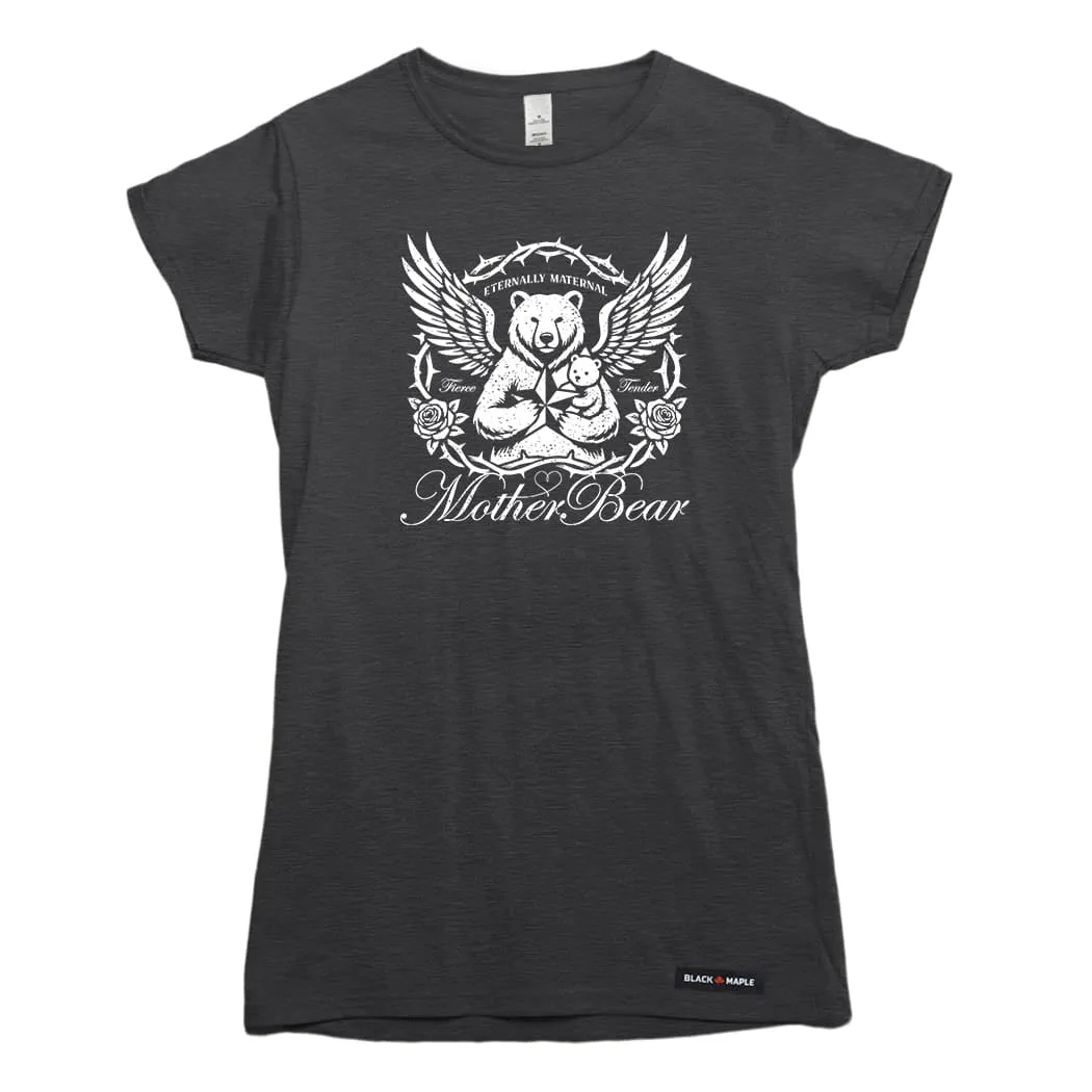 Hardcore Mother Bear T-shirt sold by Black Maple Trading product image thumbnail 5