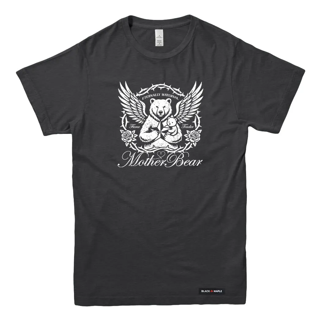 Hardcore Mother Bear T-shirt sold by Black Maple Trading product image thumbnail 2