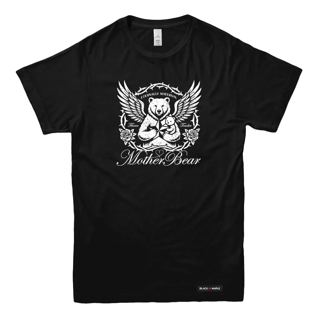 Hardcore Mother Bear T-shirt sold by Black Maple Trading product image thumbnail 4