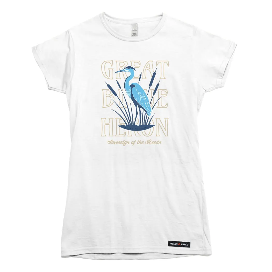 Great Blue Heron T-shirt sold by Black Maple Trading product image thumbnail 5