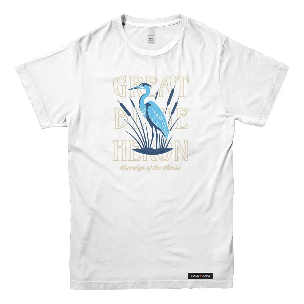 Great Blue Heron T-shirt sold by Black Maple Trading product image thumbnail 2