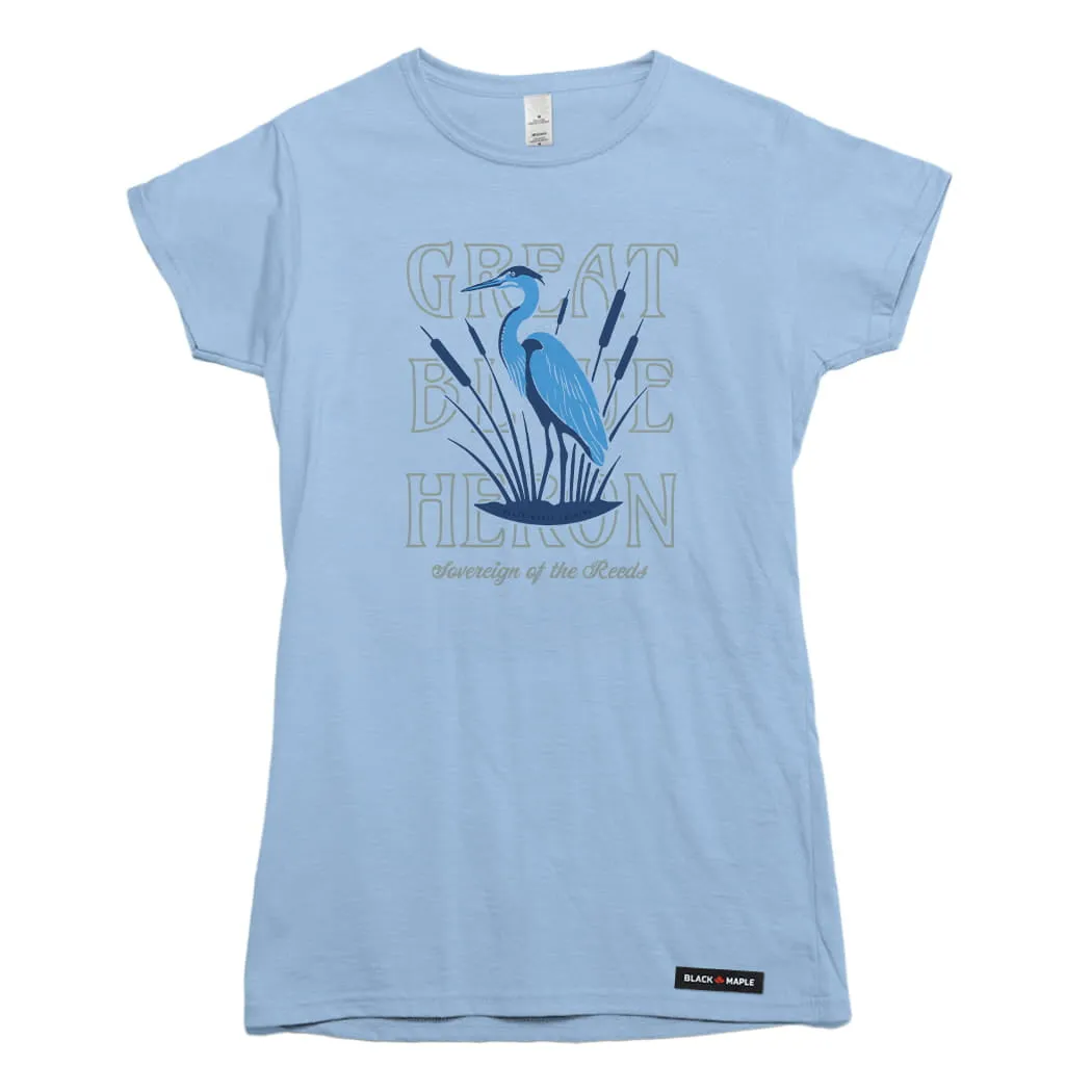 Great Blue Heron T-shirt sold by Black Maple Trading