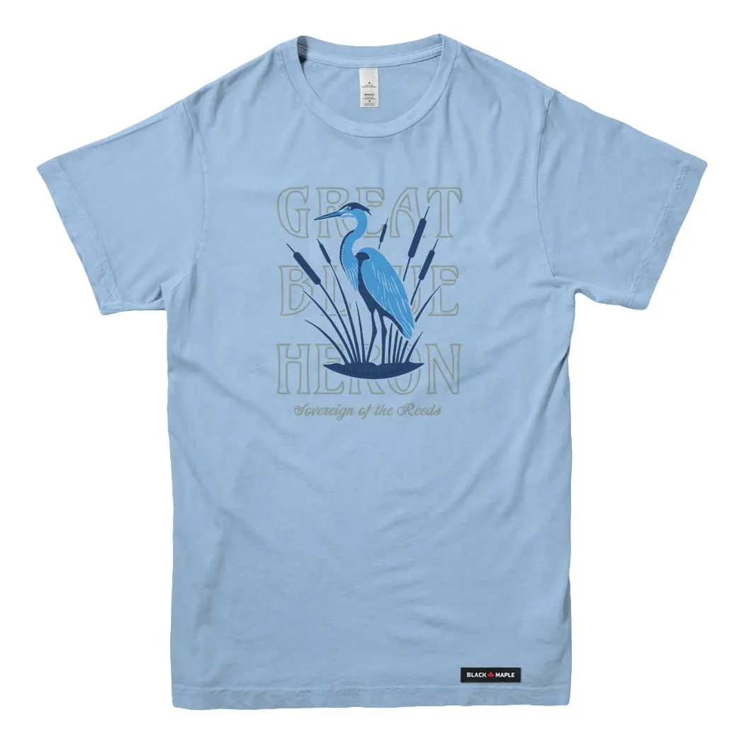 Great Blue Heron T-shirt sold by Black Maple Trading product image thumbnail 4