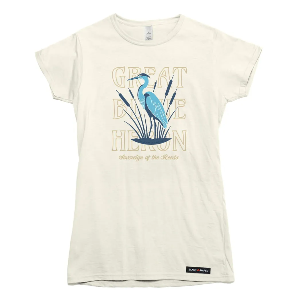 Great Blue Heron T-shirt sold by Black Maple Trading product image thumbnail 3