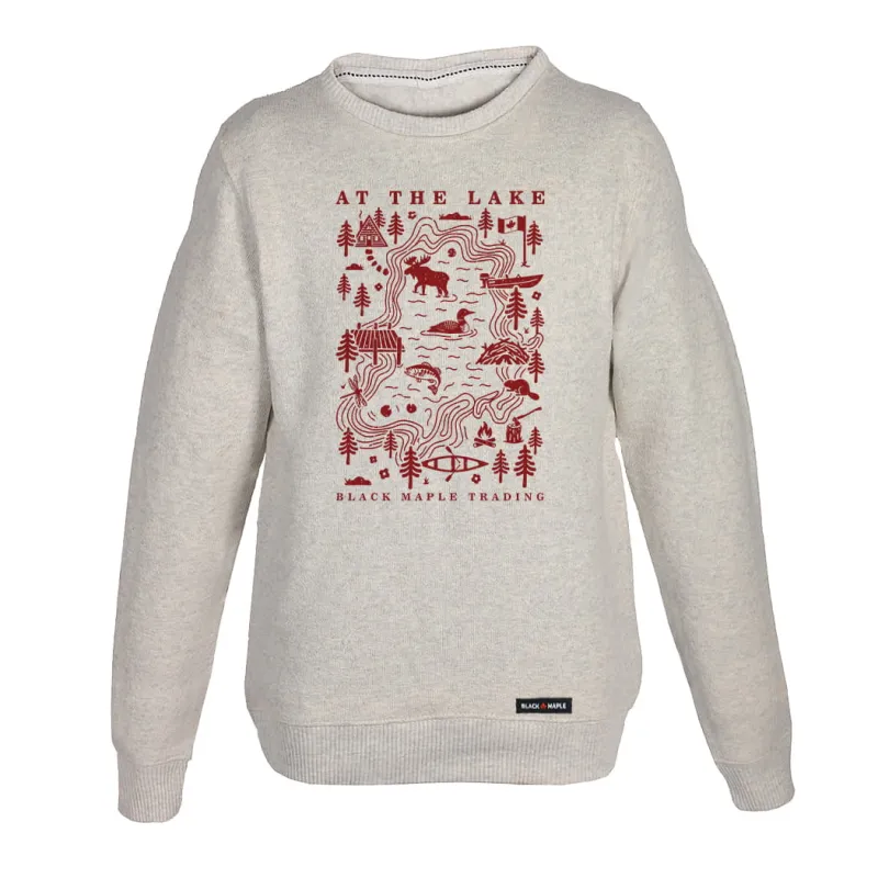 Canadian Lake Life Nantucket Sweatshirt made by Black Maple Trading