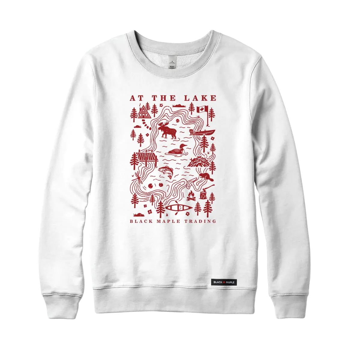 Canadian Lake Life Sweatshirt sold by Black Maple Trading product image thumbnail 4