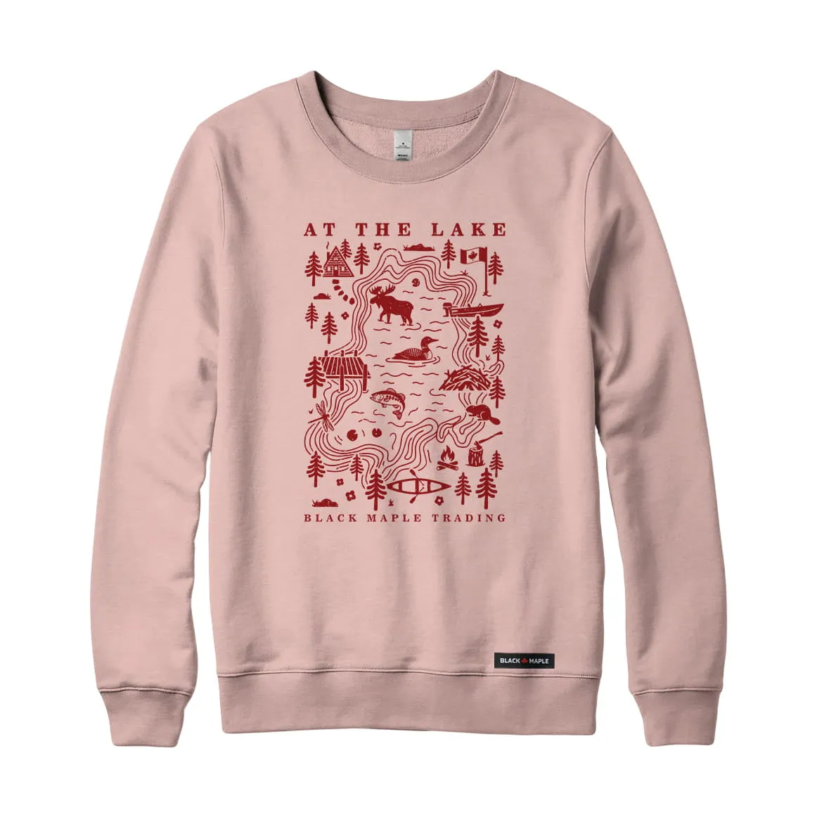 Canadian Lake Life Sweatshirt sold by Black Maple Trading