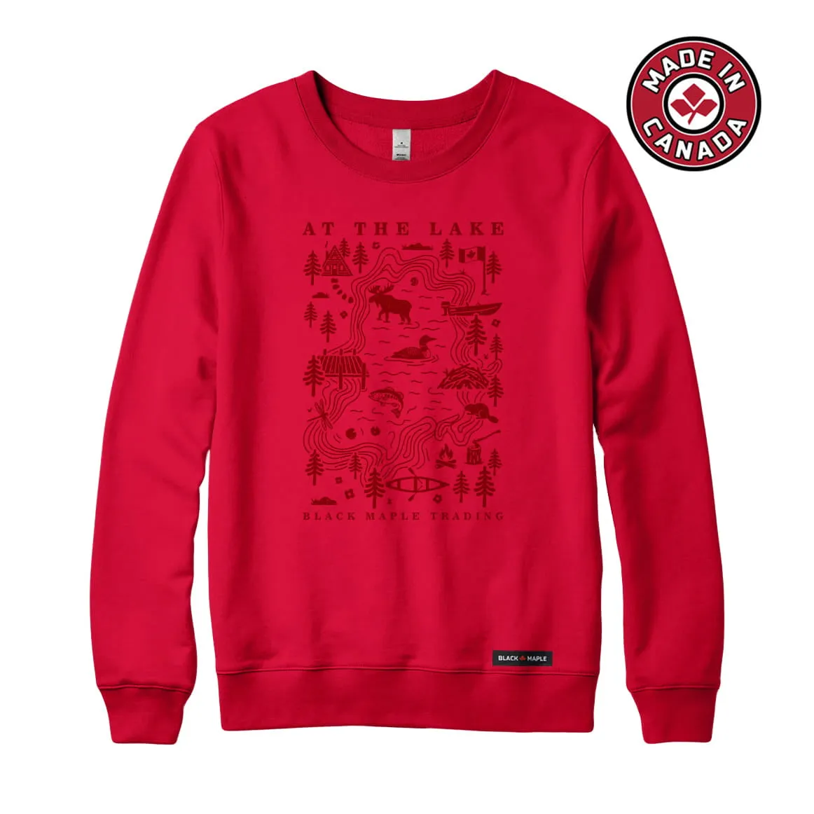 Canadian Lake Life Sweatshirt sold by Black Maple Trading product image thumbnail 5