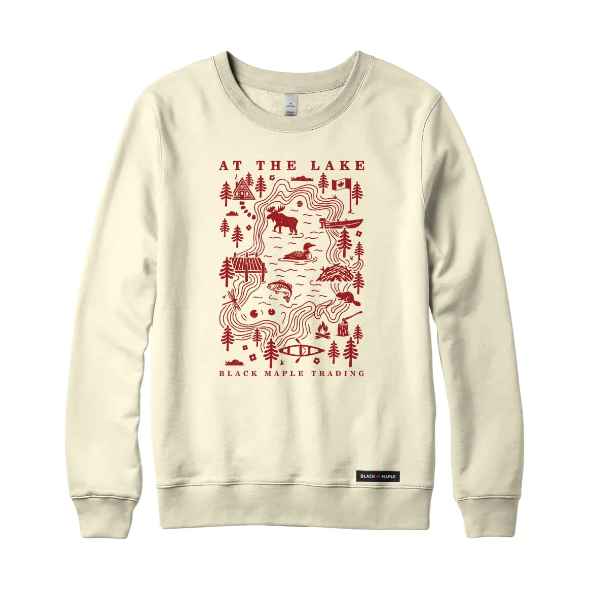 Canadian Lake Life Sweatshirt sold by Black Maple Trading product image thumbnail 2