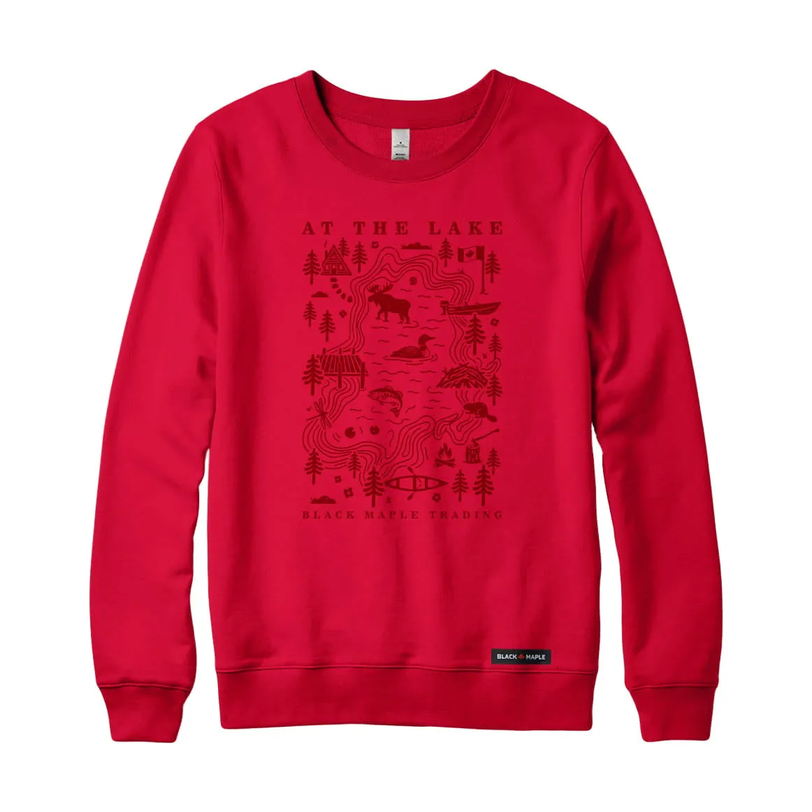 Canadian Lake Life Sweatshirt sold by Black Maple Trading product image thumbnail 3
