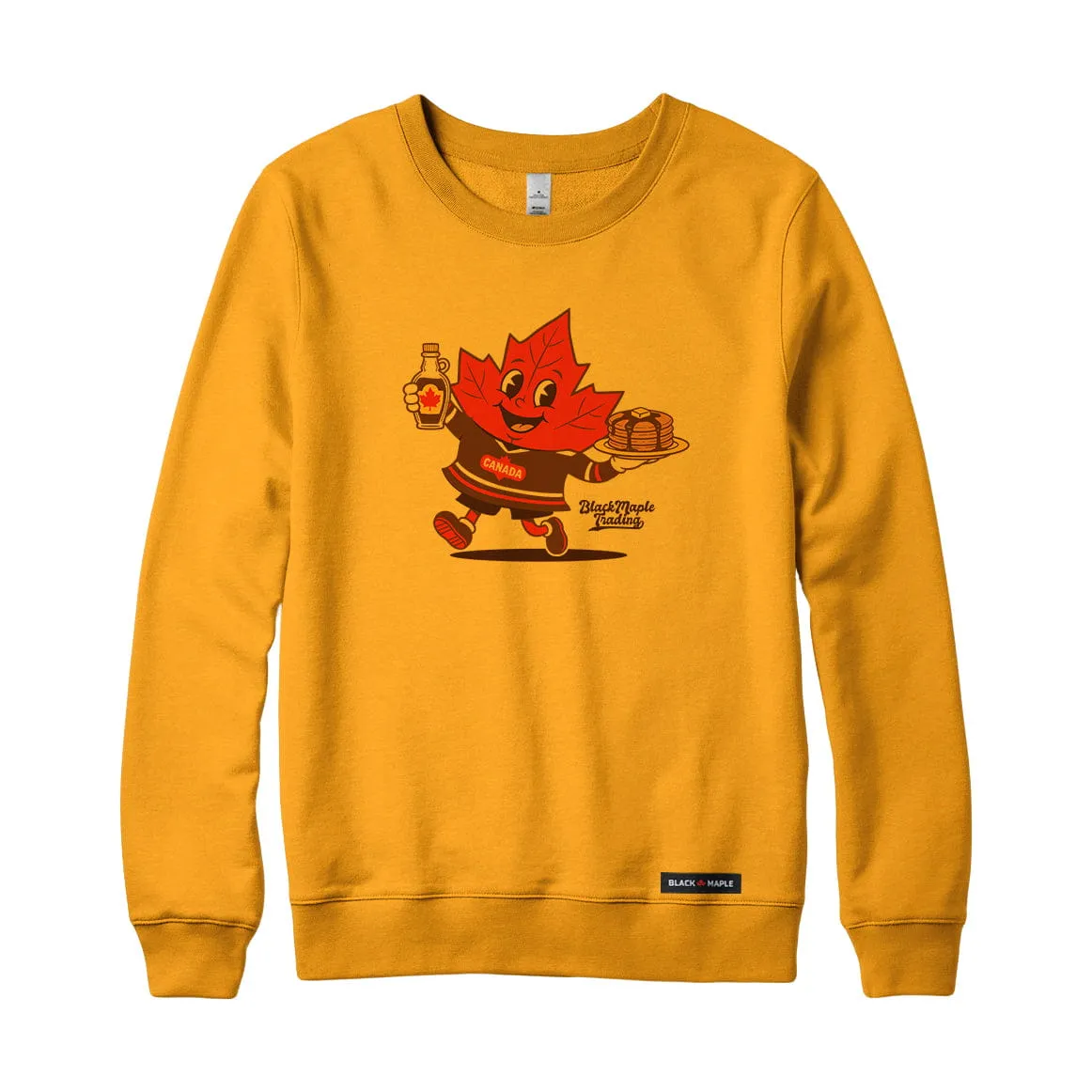 Maple Syrup Mascot Sweatshirt or Hoodie sold by Black Maple Trading