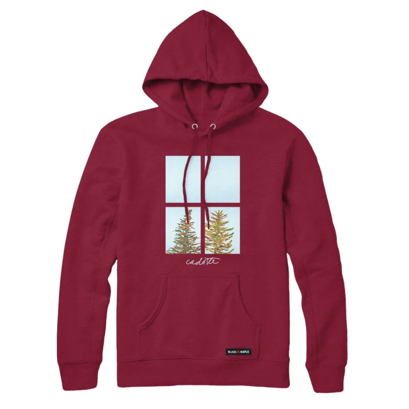 Robert Cadotte x Black Maple Trading - Artist Collab: Panes of Coniferous 4 Sweatshirt or Hoodie made by Black Maple Trading