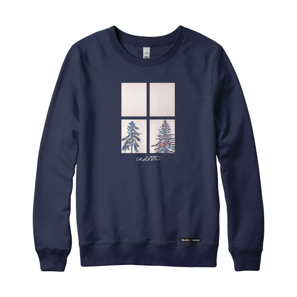 Robert Cadotte x Black Maple Trading - Artist Collab: Panes of Coniferous 3 Sweatshirt or Hoodie sold by Black Maple Trading product image thumbnail 3