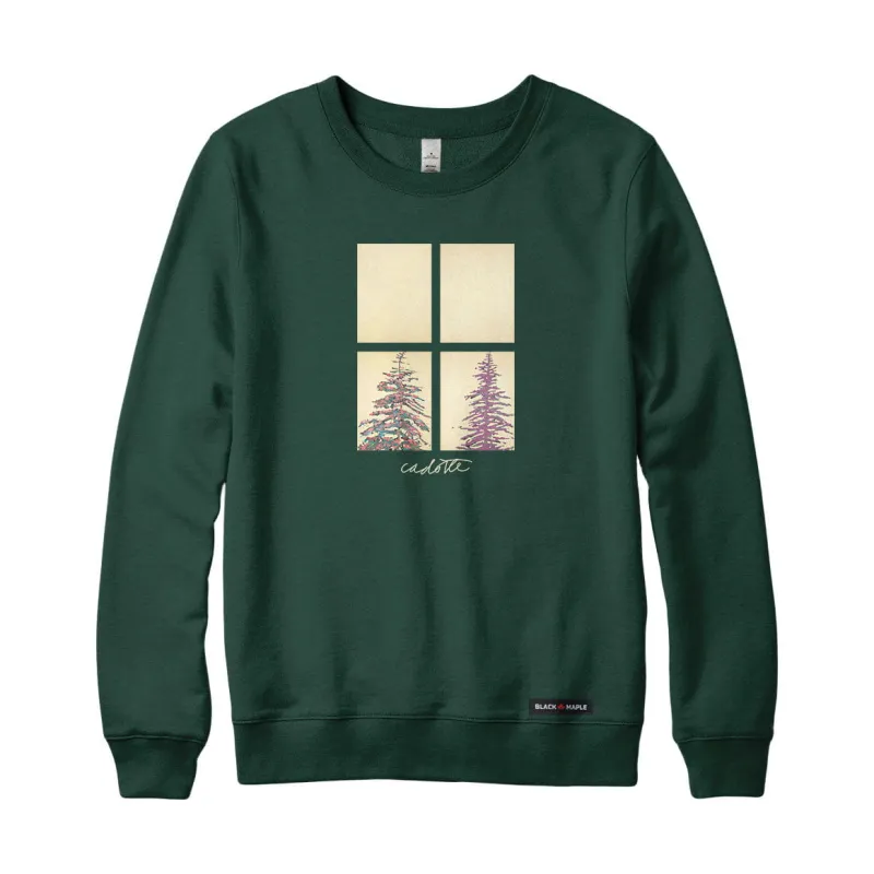 Robert Cadotte x Black Maple Trading - Artist Collab: Panes of Coniferous 1 Sweatshirt or Hoodie made by Black Maple Trading