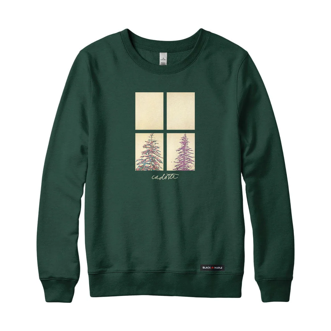 Robert Cadotte x Black Maple Trading - Artist Collab: Panes of Coniferous 1 Sweatshirt or Hoodie sold by Black Maple Trading