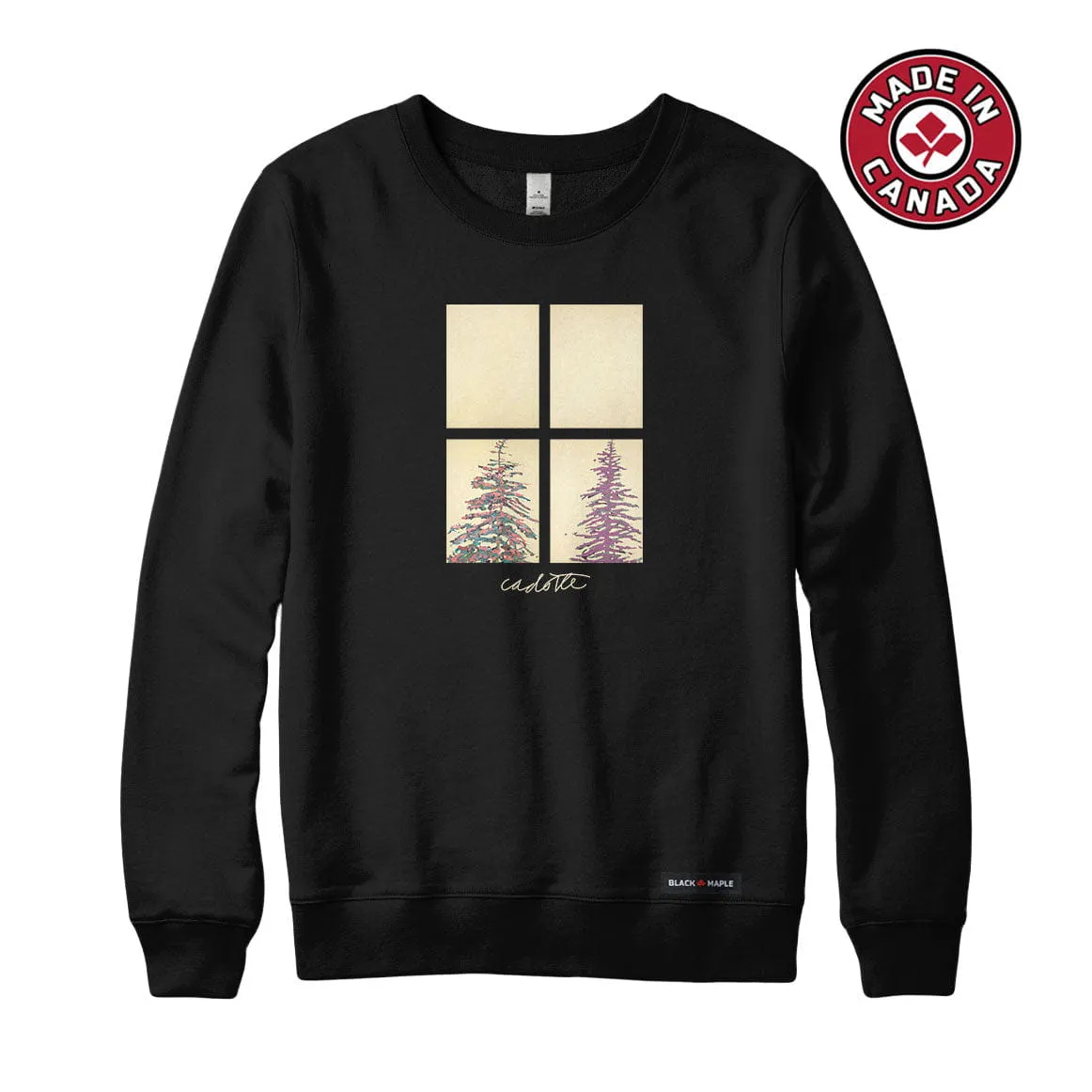 Robert Cadotte x Black Maple Trading - Artist Collab: Panes of Coniferous 1 Sweatshirt or Hoodie sold by Black Maple Trading product image thumbnail 5