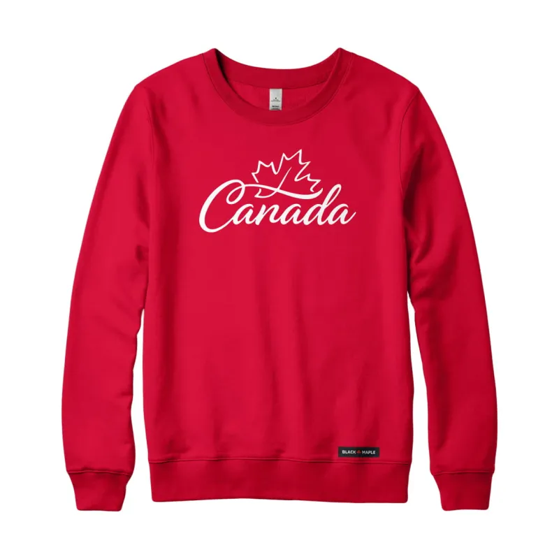 Canada National Spirit Signature Sweatshirt or Hoodie made by Black Maple Trading