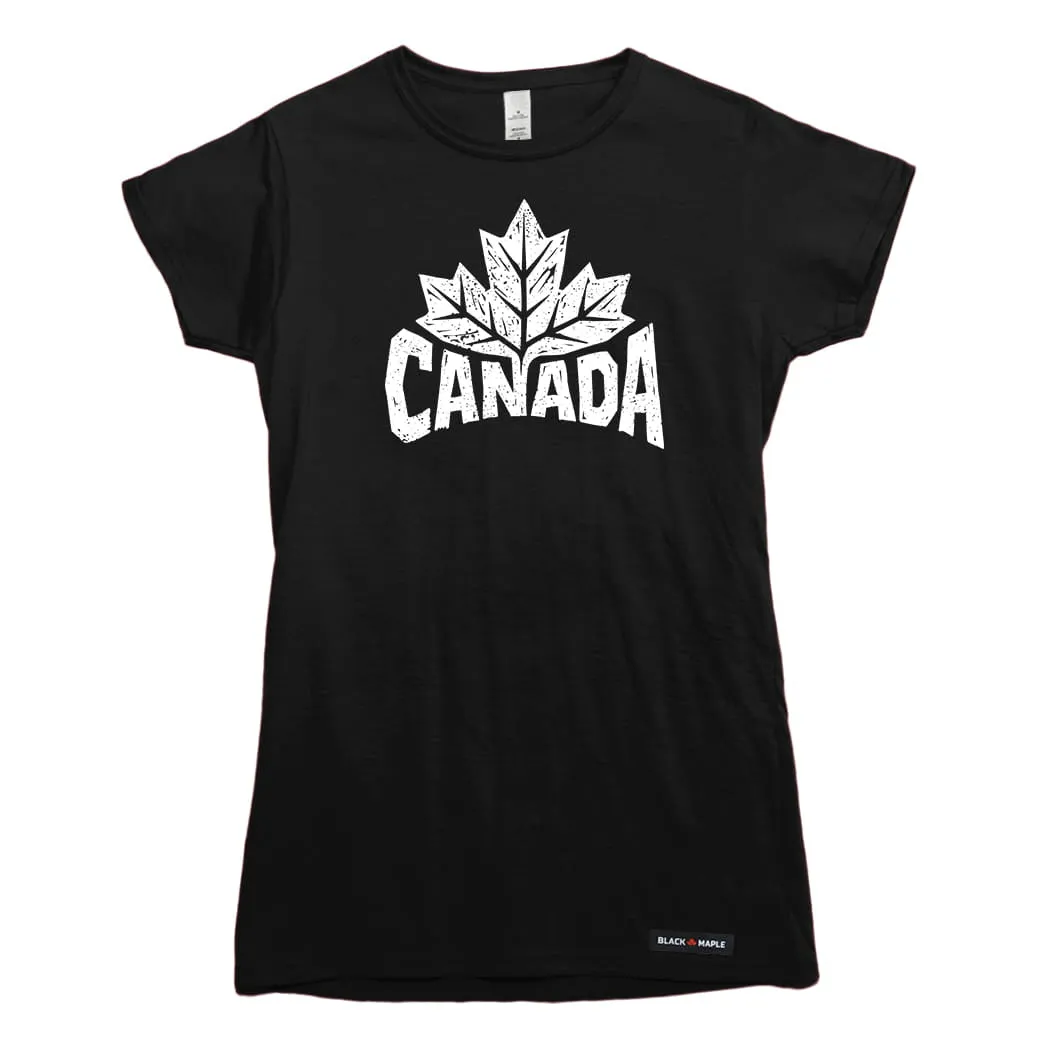 Canada Heritage Woodcut T-shirt sold by Black Maple Trading product image thumbnail 2