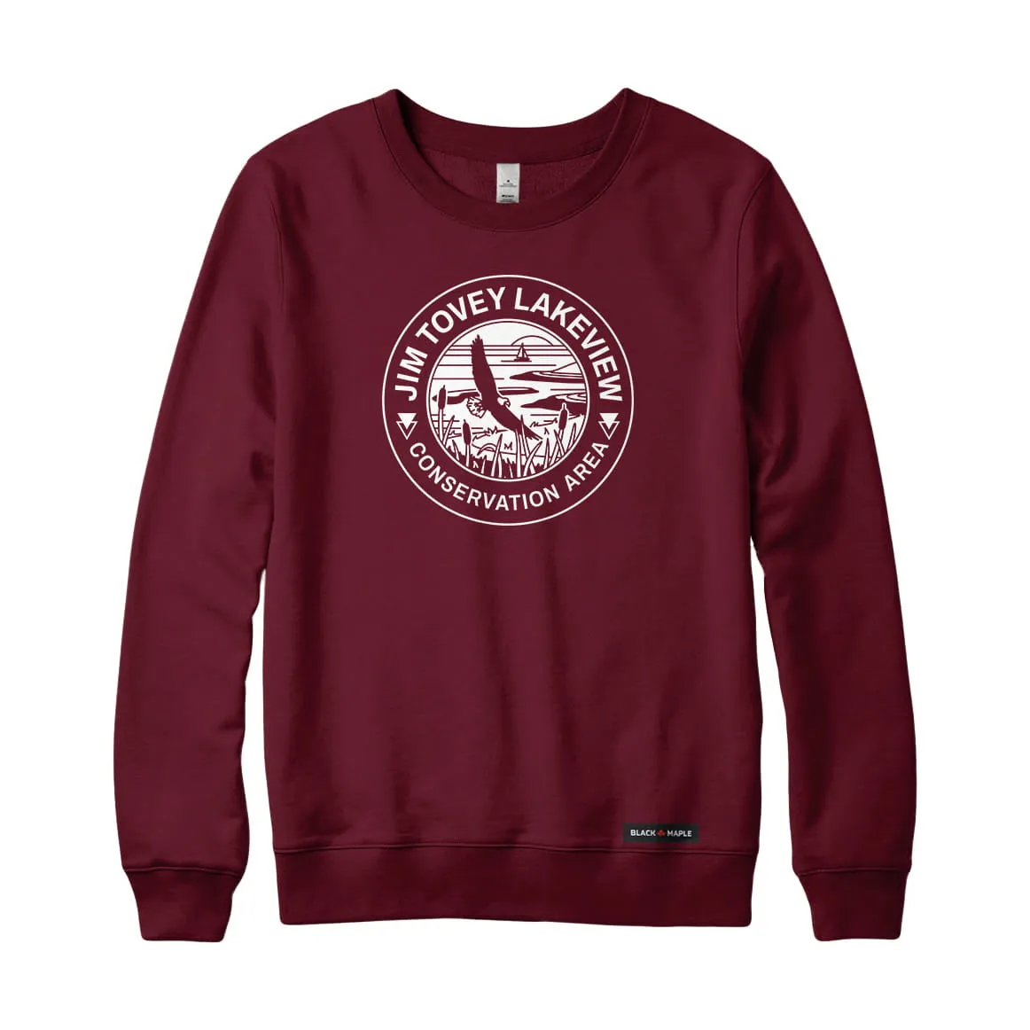 Jim Tovey Lakeview Conservation Area Monochrome Print Sweatshirt | Credit Valley Parks sold by Black Maple Trading product image thumbnail 4