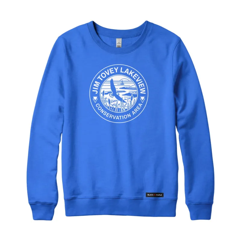 Jim Tovey Lakeview Conservation Area Monochrome Print Sweatshirt | Credit Valley Parks made by Black Maple Trading