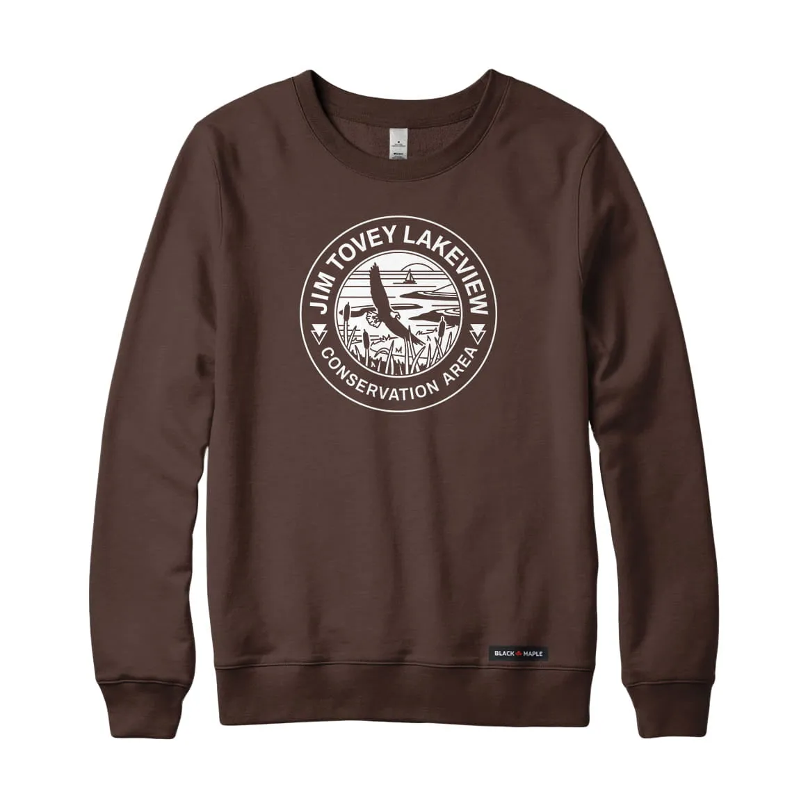 Jim Tovey Lakeview Conservation Area Monochrome Print Sweatshirt | Credit Valley Parks sold by Black Maple Trading product image thumbnail 2