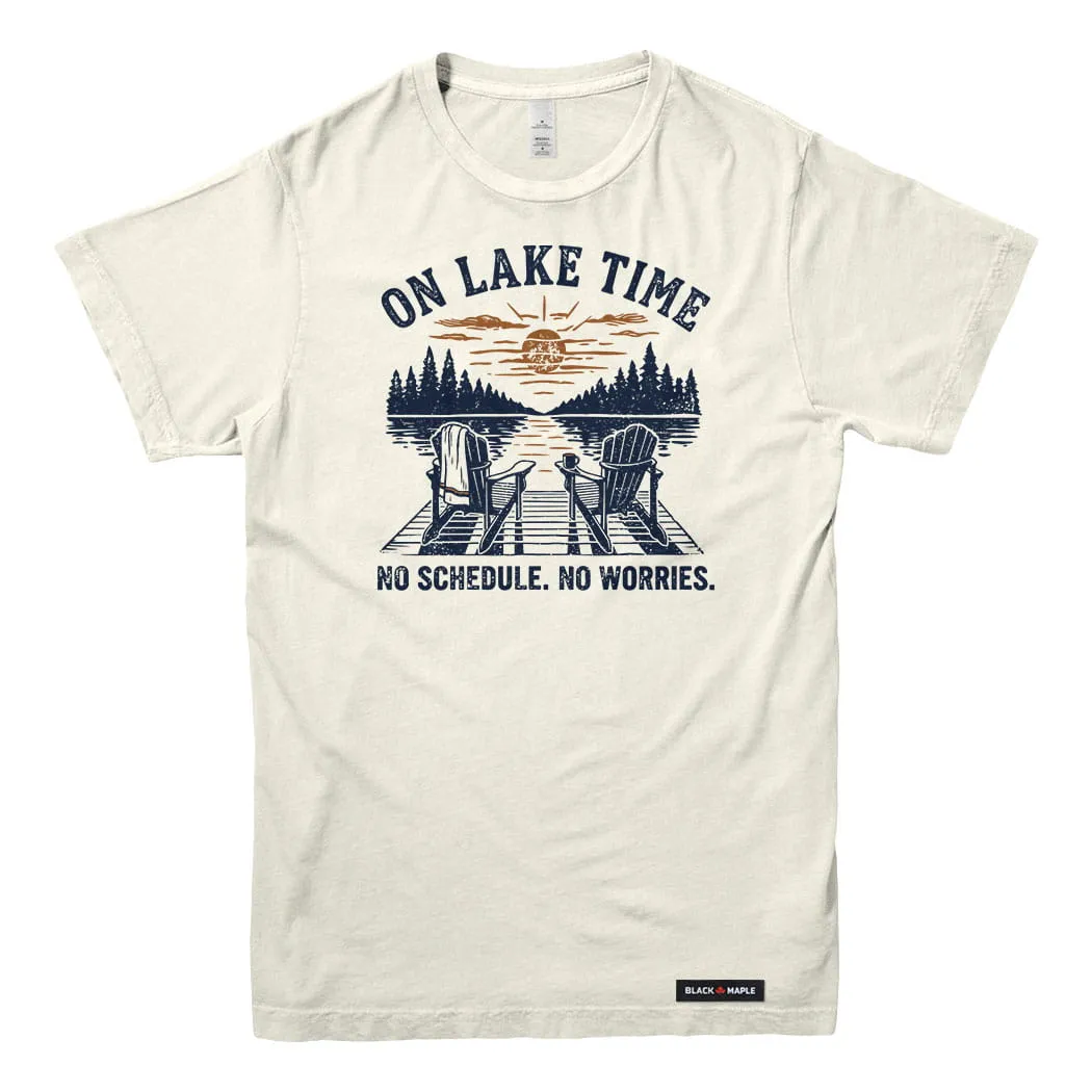 On Lake Time Nostalgia T-shirt sold by Black Maple Trading product image thumbnail 5