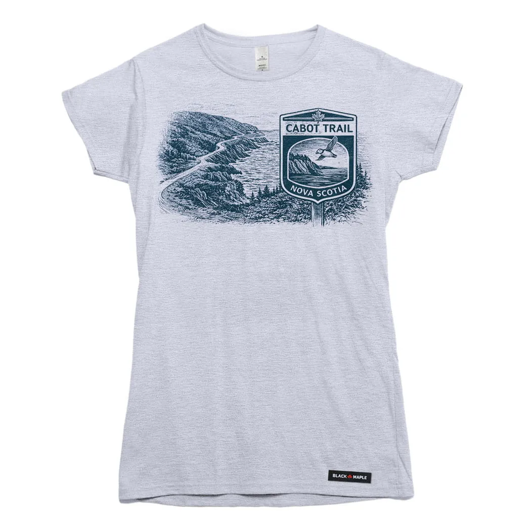 Cabot Trail Highway Nova Scotia Road Trip T-shirt sold by Black Maple Trading product image thumbnail 4