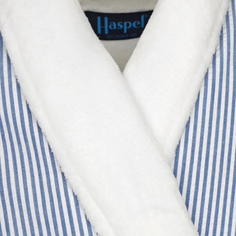 Sussex II Plush Lined Seersucker Robe - One Size sold by Haspel