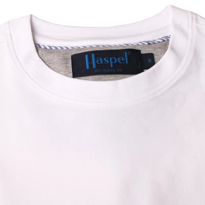 Task White Crew Neck T-Shirt sold by Haspel