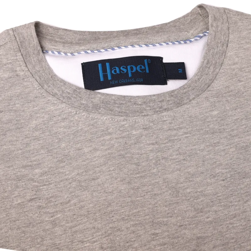 Task Grey Crew Neck T-Shirt sold by Haspel