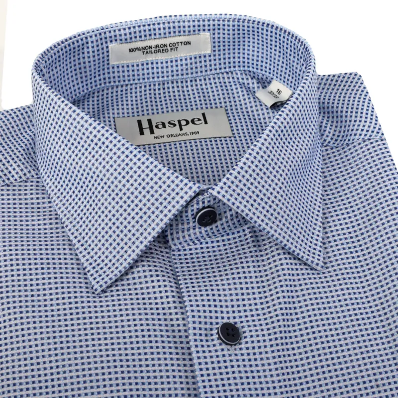 Dauphine Blue & White Geo Dot sold by Haspel